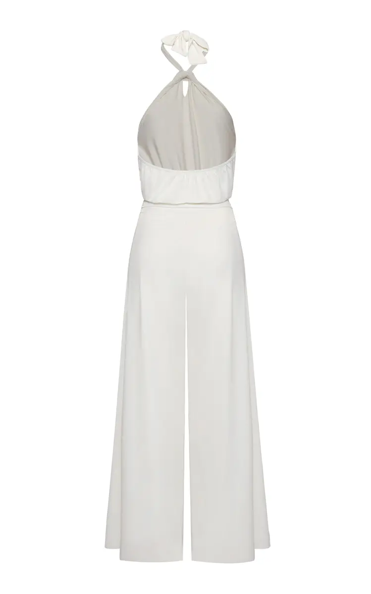 ANDRES OTALORA Sabor Marula Halter Wide-Leg Jumpsuit | Thumbnail 3