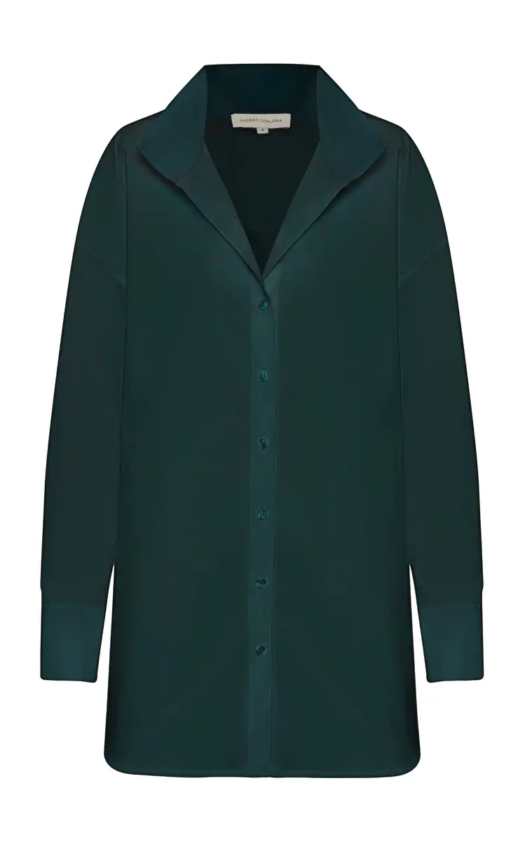 ANDRES OTALORA Un Tej Oversized Printed Cotton-Poplin Shirt | Thumbnail 2 ANDRES OTALORA Un Tej Oversized Printed Cotton-Poplin Shirt | Thumbnail 2