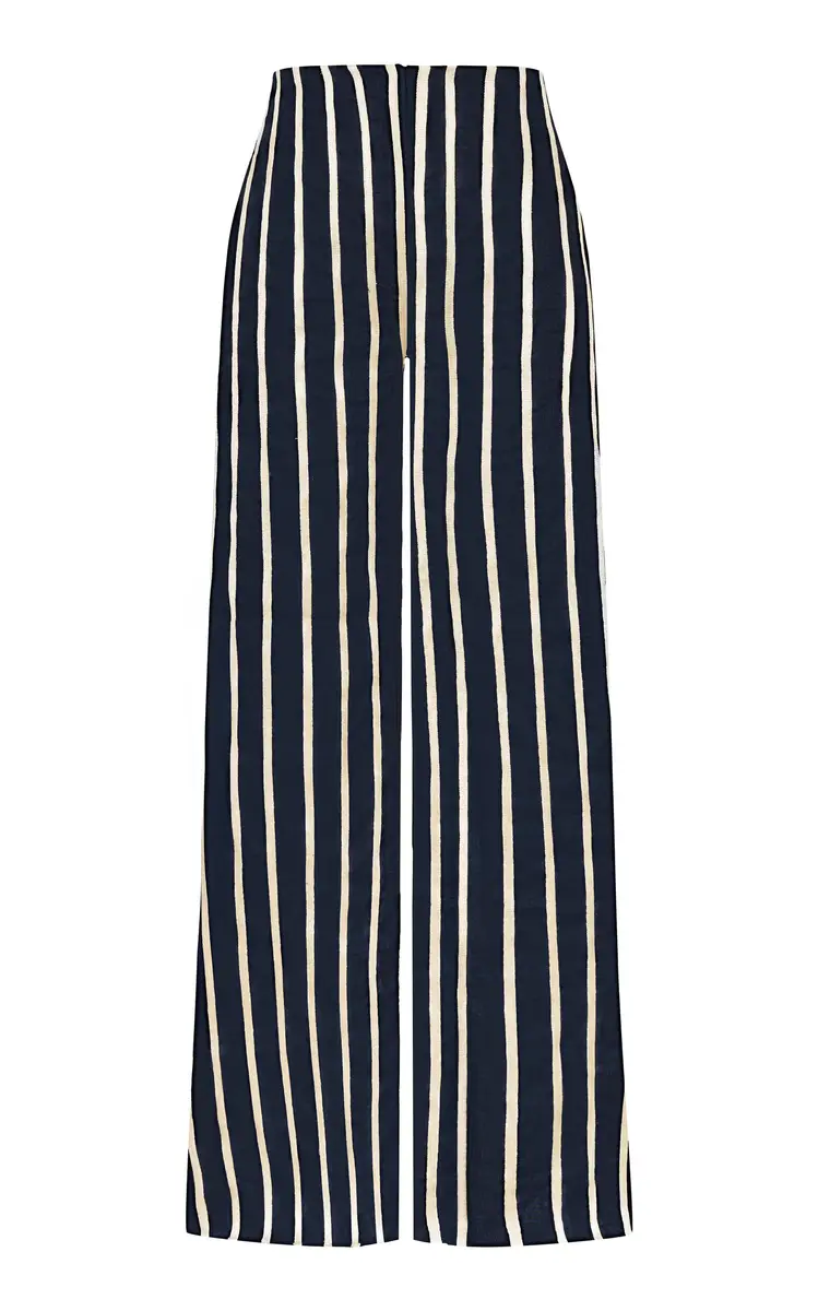 ANDRES OTALORA A Ti Vamos Embroidered Linen-Blend Straight-Leg Pants | Image 1 ANDRES OTALORA A Ti Vamos Embroidered Linen-Blend Straight-Leg Pants | Image 1