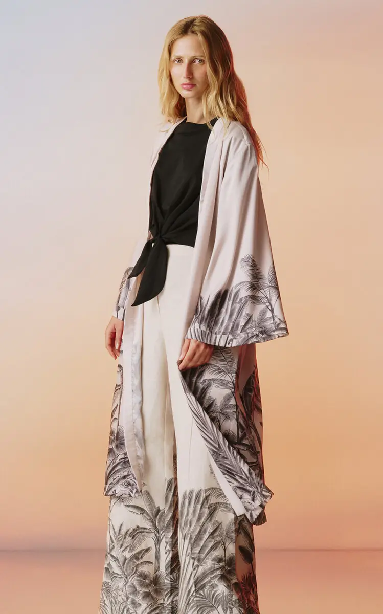 ANDRES OTALORA Eos Printed Robe | Thumbnail 2