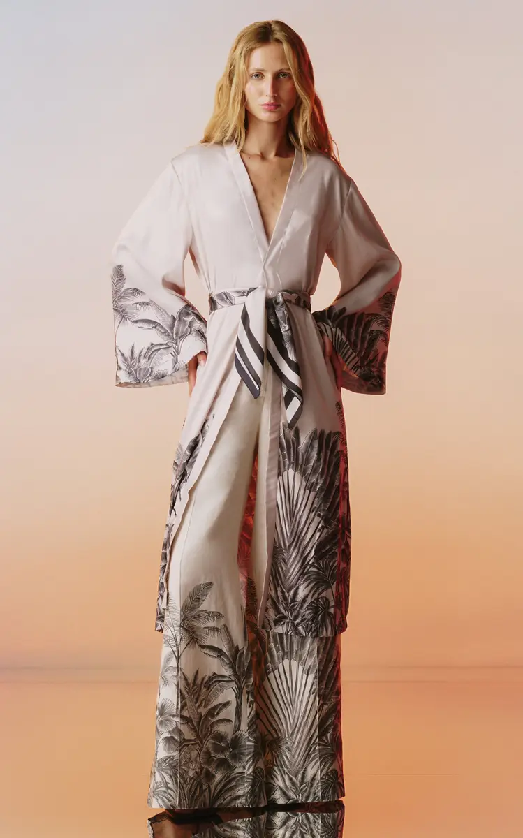 ANDRES OTALORA Eos Printed Robe | Thumbnail 3