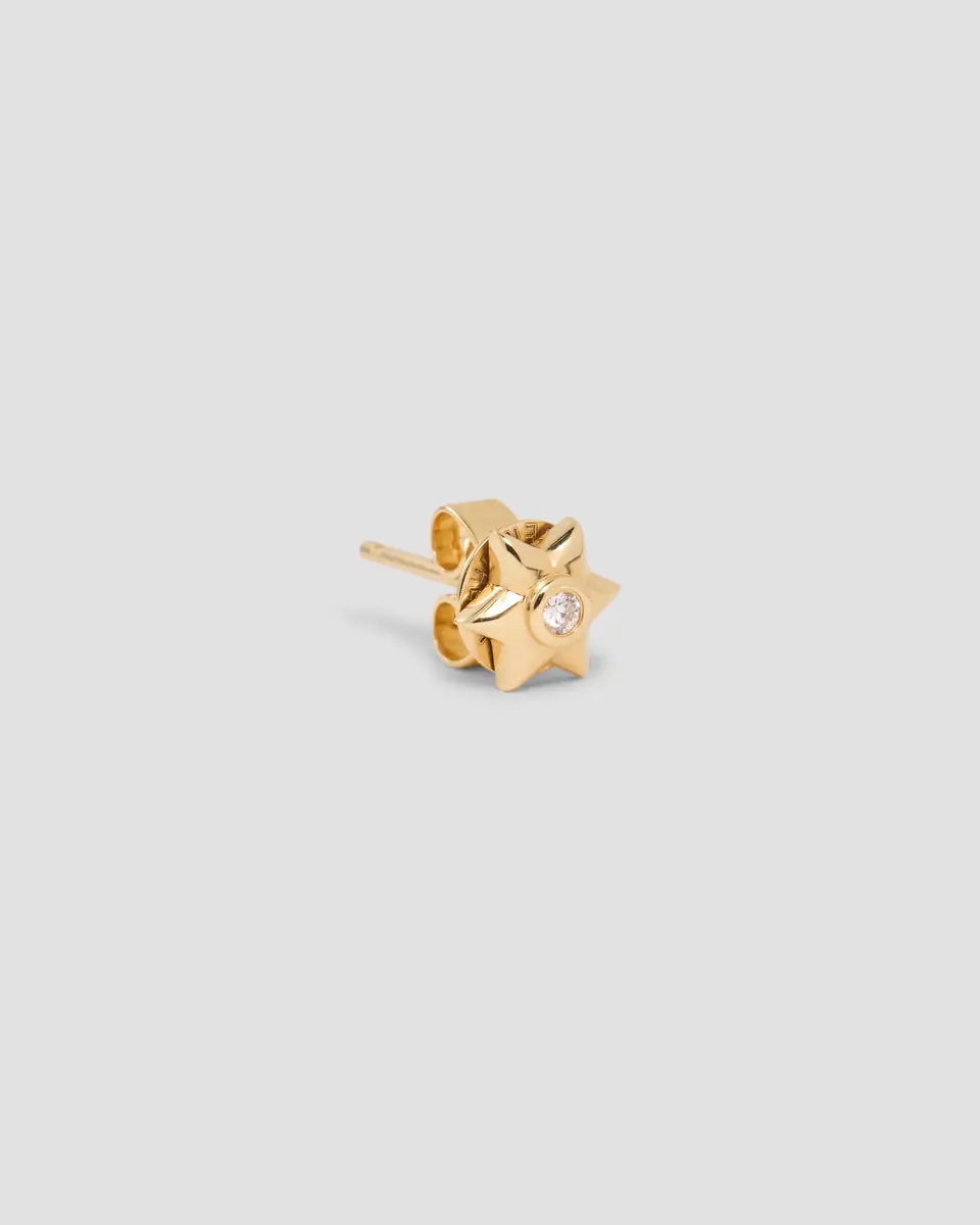 Jennifer Fisher Jennifer Fisher Star Of David Stud 14K Yellow Gold | Thumbnail 2 Jennifer Fisher Jennifer Fisher Star Of David Stud 14K Yellow Gold | Thumbnail 2