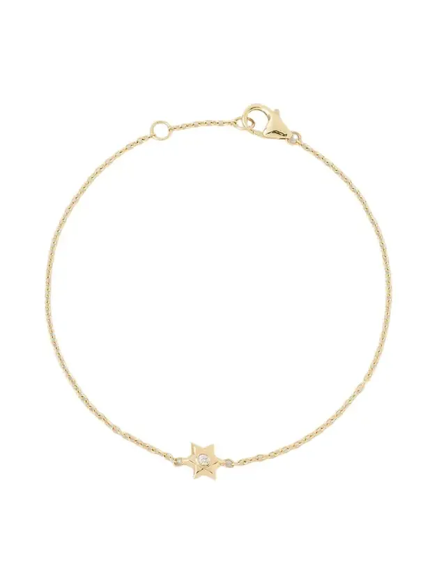 Jennifer Fisher Jennifer Fisher Star Of David Bracelet 14K Yellow Gold