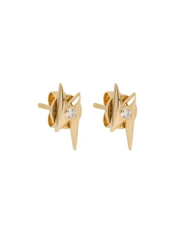 Jennifer Fisher Jennifer Fisher Lightning Bolt Stud 14K Yellow Gold