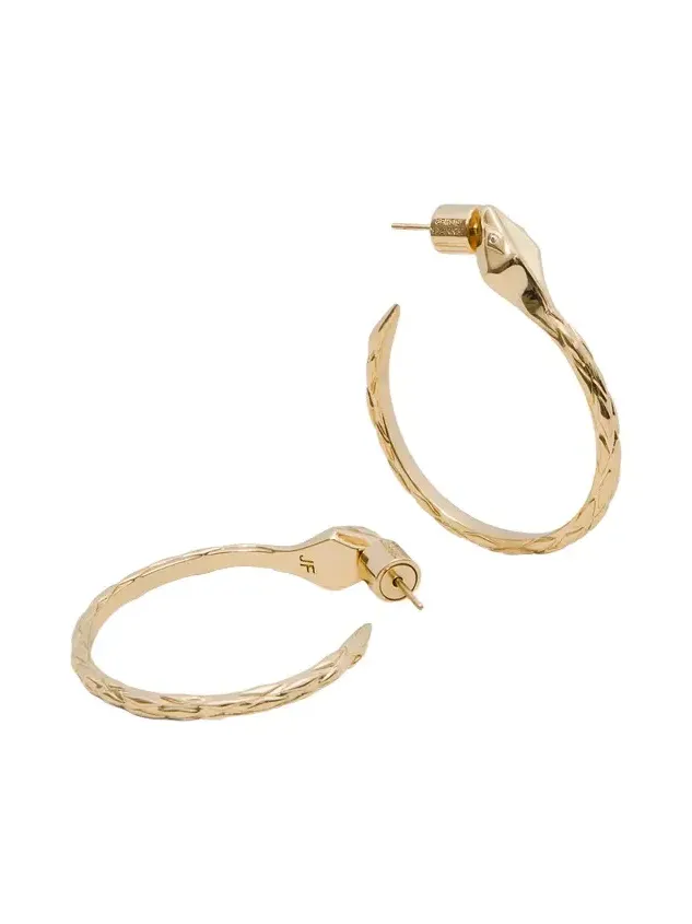 Jennifer Fisher 1 Mini Snake Hoops Jennifer Fisher 1 Mini Snake Hoops