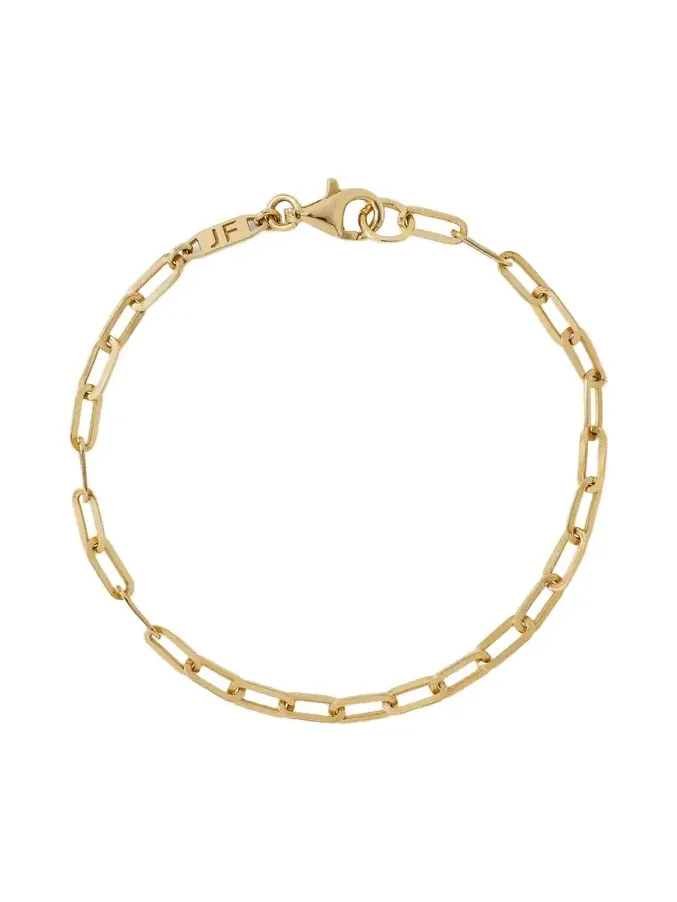 Jennifer Fisher Small Long Link Charm Bracelet 14K White Gold Jennifer Fisher Small Long Link Charm Bracelet 14K White Gold