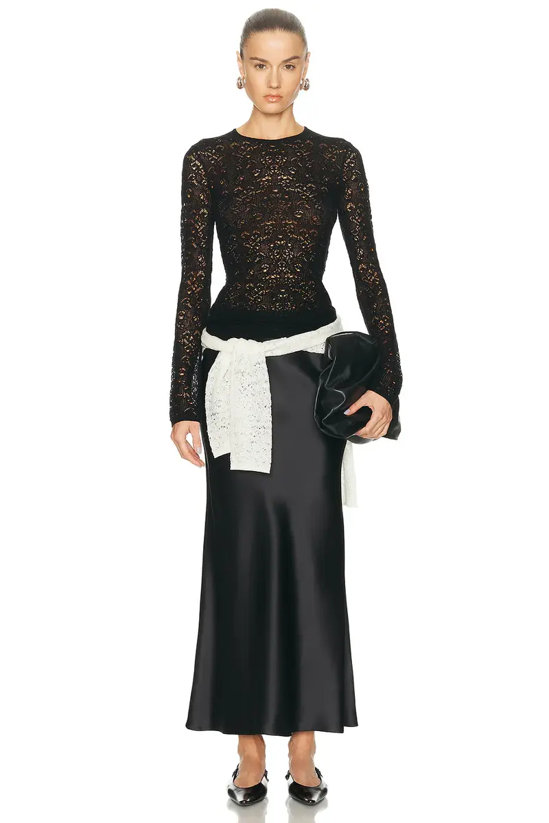 Gabriela Hearst Evander Crew Neck Top | Thumbnail 4 Gabriela Hearst Evander Crew Neck Top | Thumbnail 4
