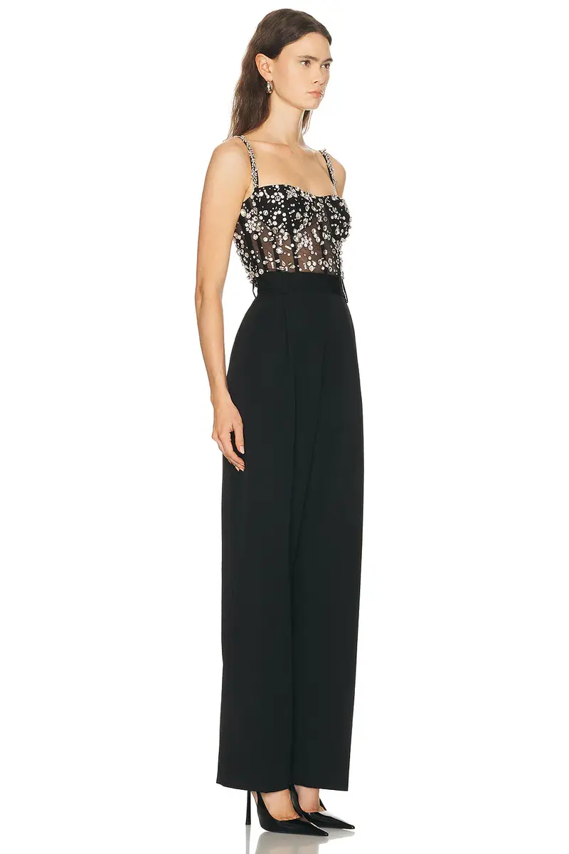 Oscar de la Renta Bustier Jumpsuit | Thumbnail 2 Oscar de la Renta Bustier Jumpsuit | Thumbnail 2