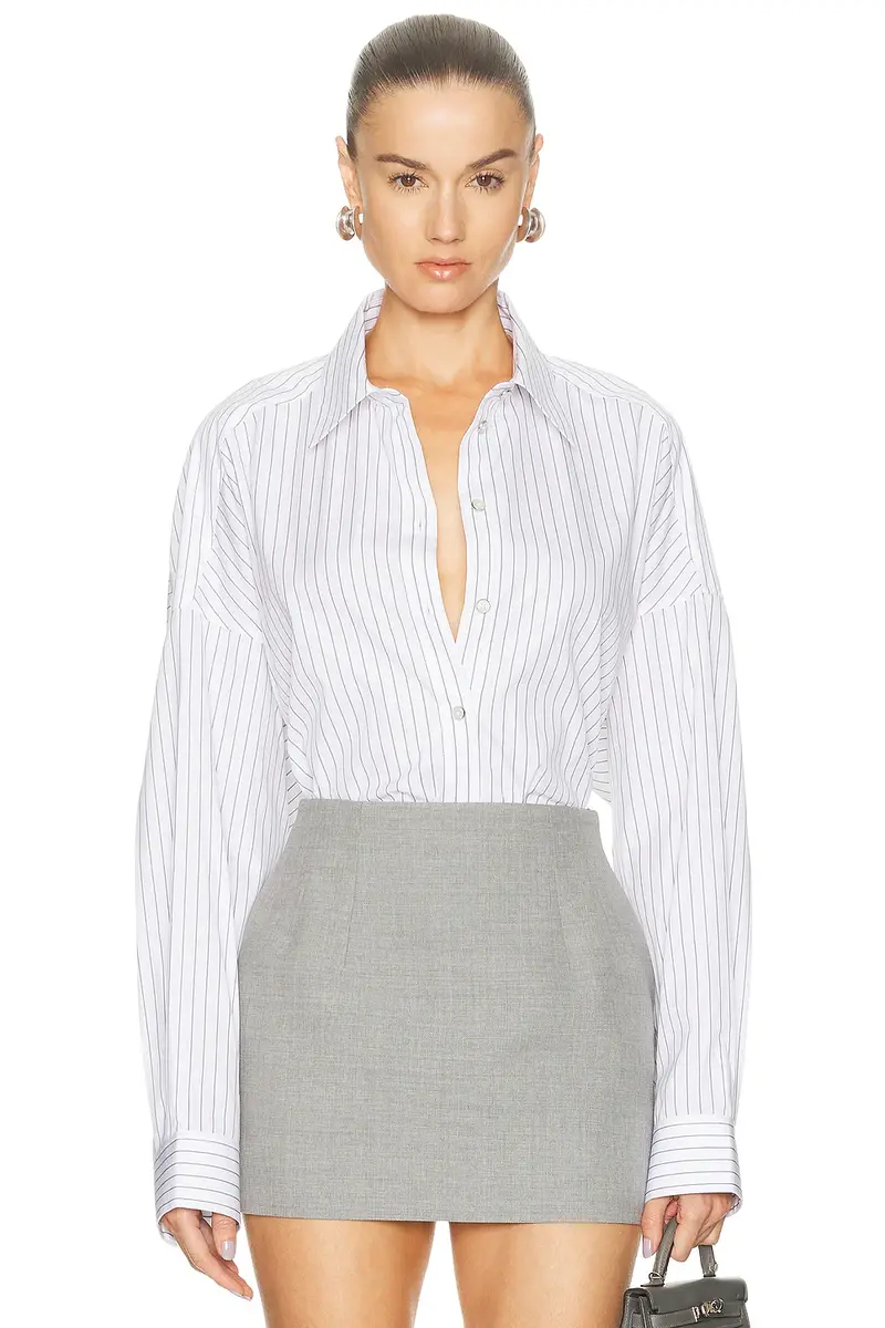 Helmut Lang Placket Cinch Shirt | Thumbnail 2 Helmut Lang Placket Cinch Shirt | Thumbnail 2