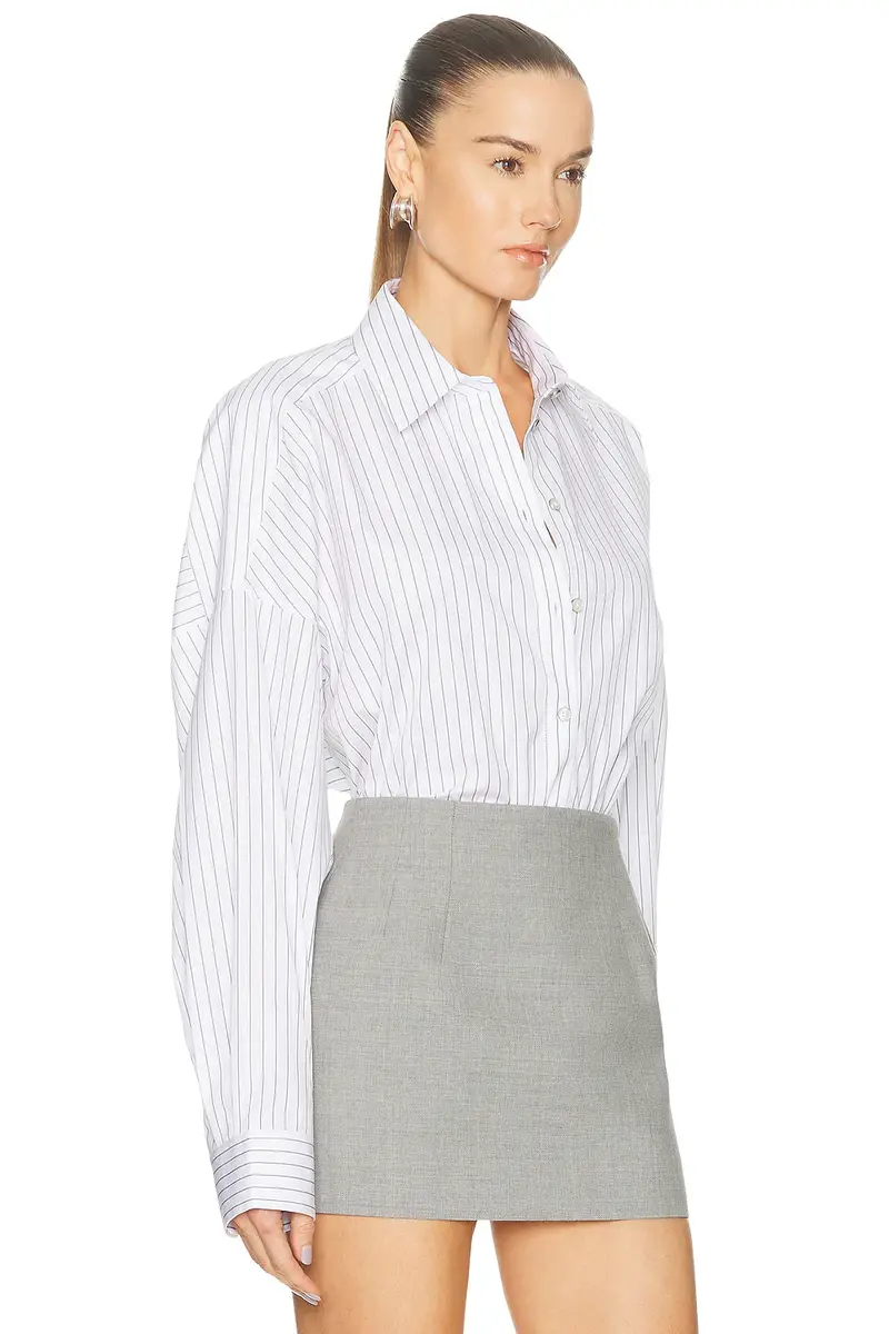 Helmut Lang Placket Cinch Shirt | Thumbnail 3 Helmut Lang Placket Cinch Shirt | Thumbnail 3