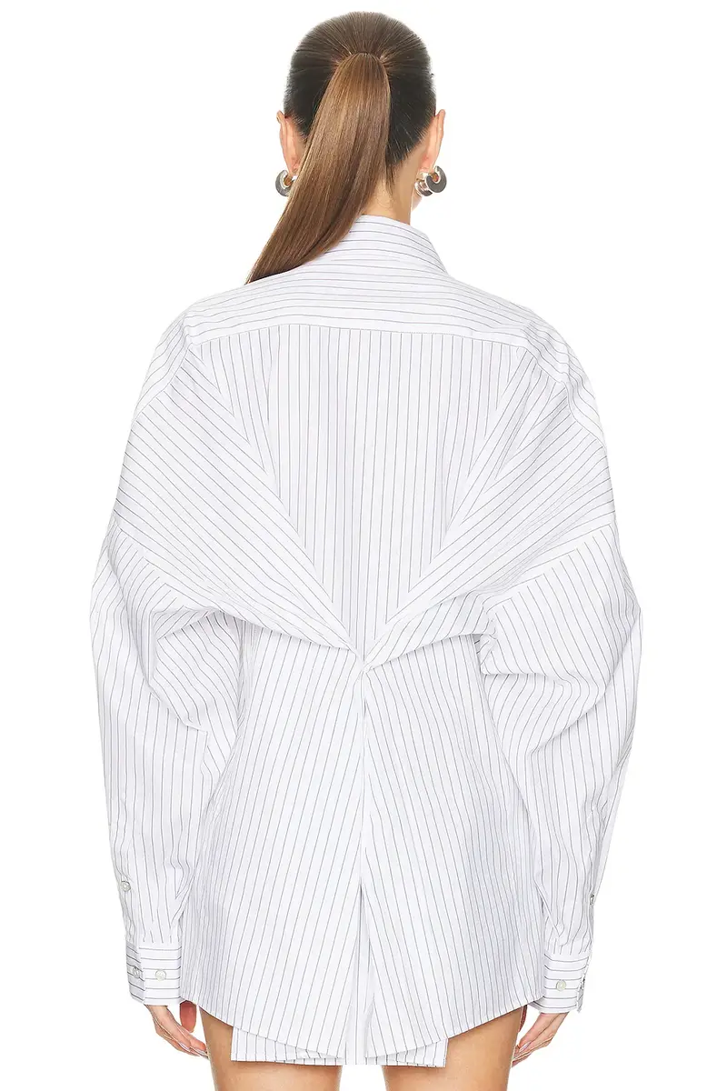 Helmut Lang Placket Cinch Shirt | Thumbnail 4 Helmut Lang Placket Cinch Shirt | Thumbnail 4