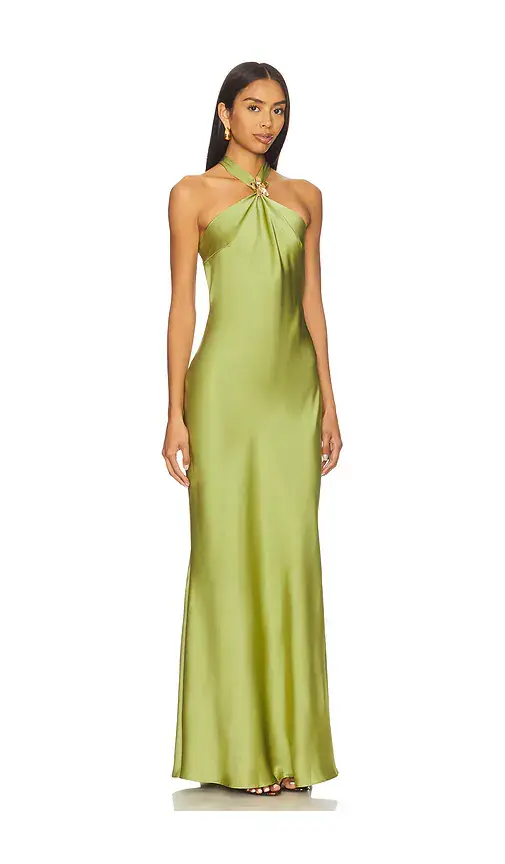 Runaway The Label Chara Low Cross Back Maxi Dress | Thumbnail 2