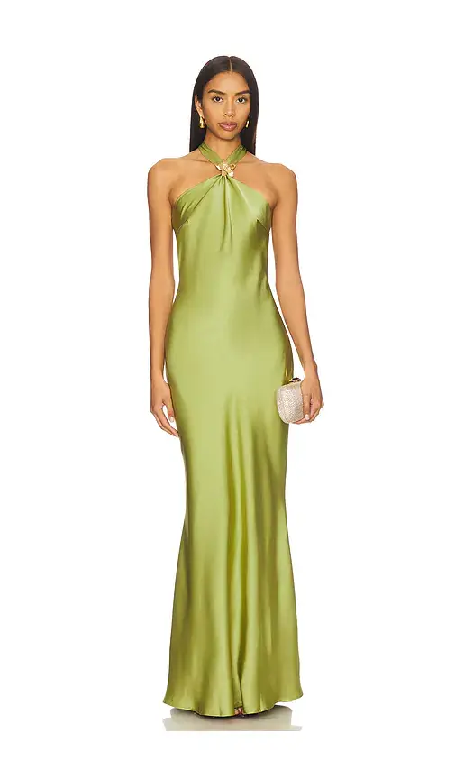 Runaway The Label Chara Low Cross Back Maxi Dress