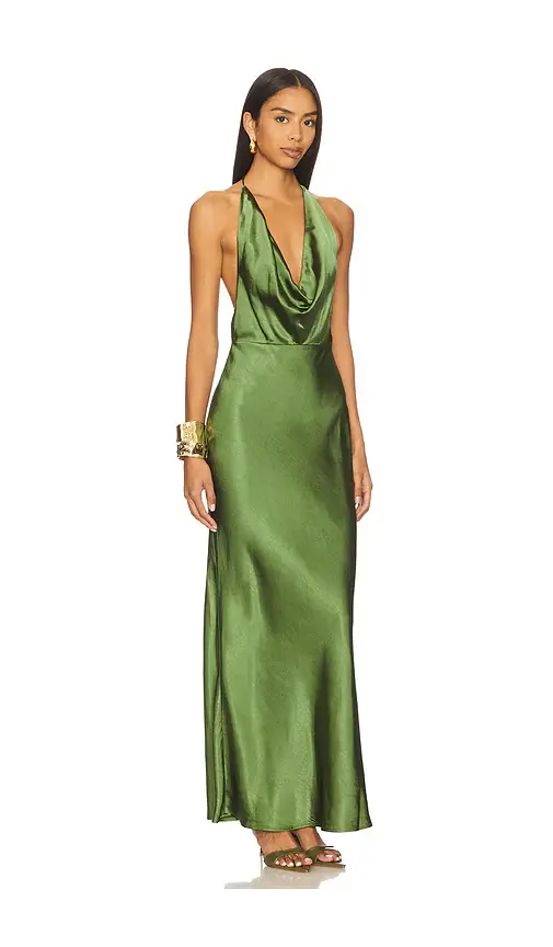 Runaway The Label Posey Low Plunge Maxi Dress | Thumbnail 2