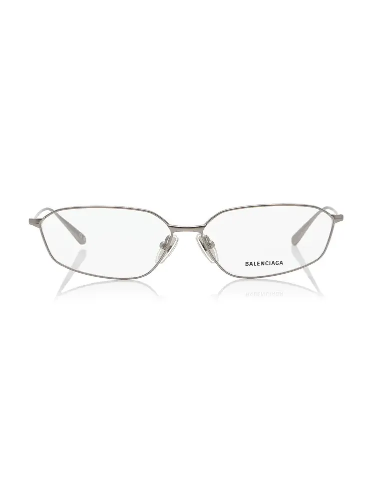 Editorial Oval-Frame Metal Glasses Editorial Oval-Frame Metal Glasses