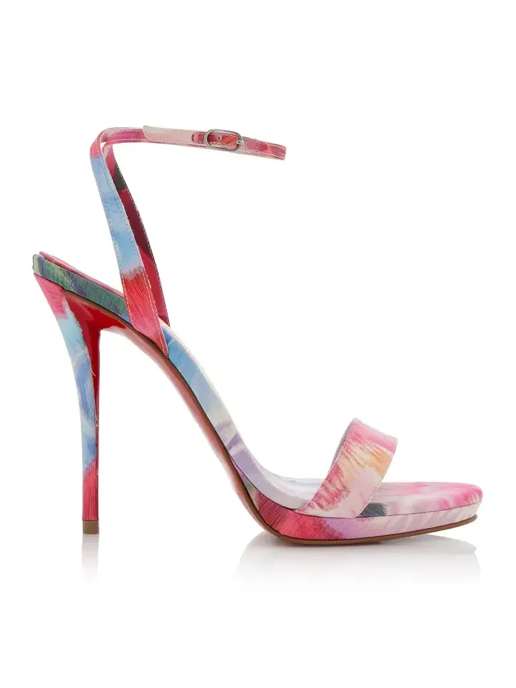 Miss Z 120mm Peony Crepe Sandals Miss Z 120mm Peony Crepe Sandals