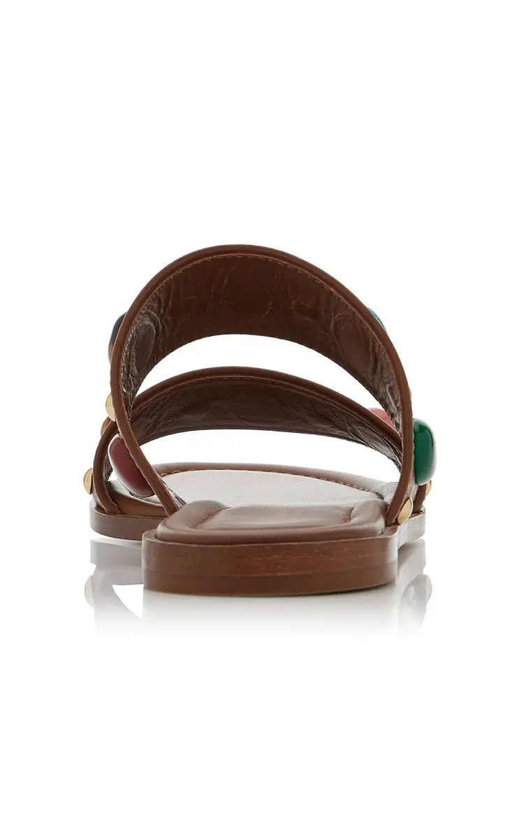 Gianvito Rossi Pasha Leather Sandals | Thumbnail 5