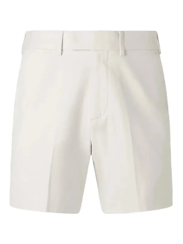 Straight-Leg Brushed Cotton-Drill Shorts - Men Straight-Leg Brushed Cotton-Drill Shorts - Men