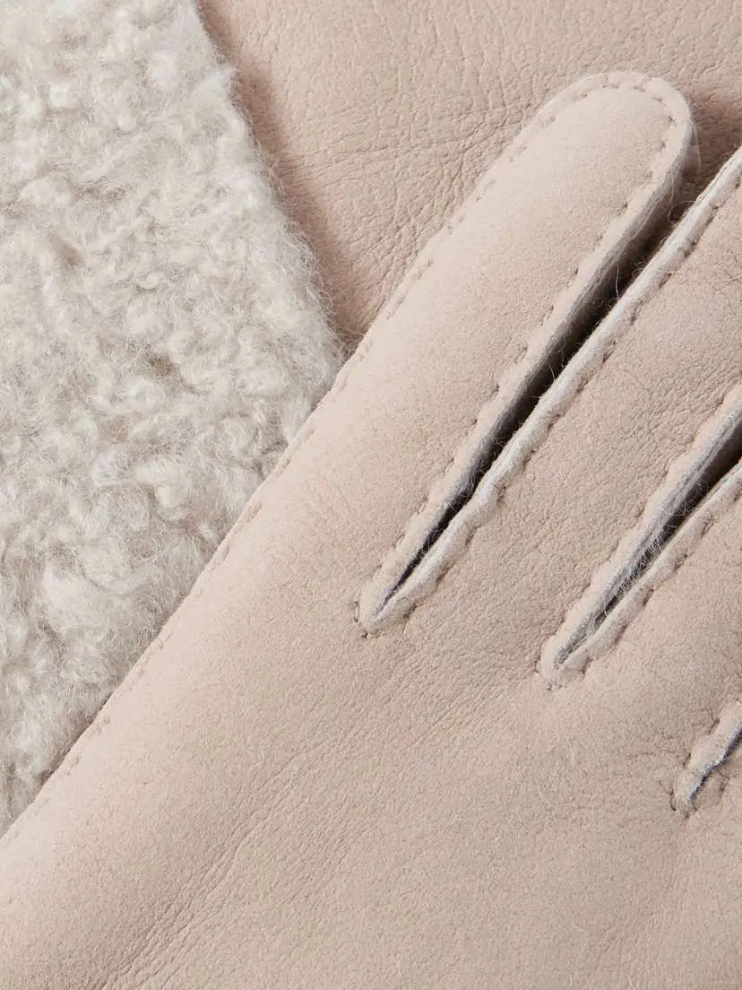 Brunello Cucinelli Shearling Gloves | Thumbnail 3 Brunello Cucinelli Shearling Gloves | Thumbnail 3