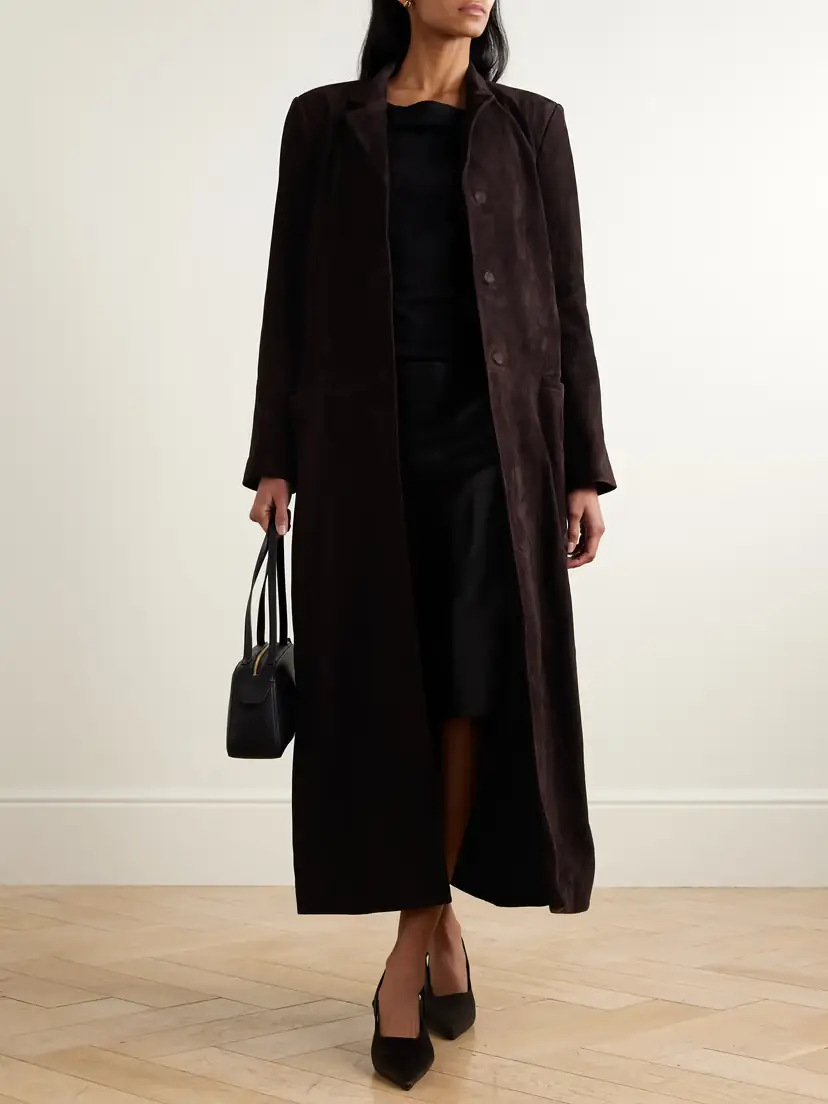 St. Agni Suede Coat | Thumbnail 2 St. Agni Suede Coat | Thumbnail 2