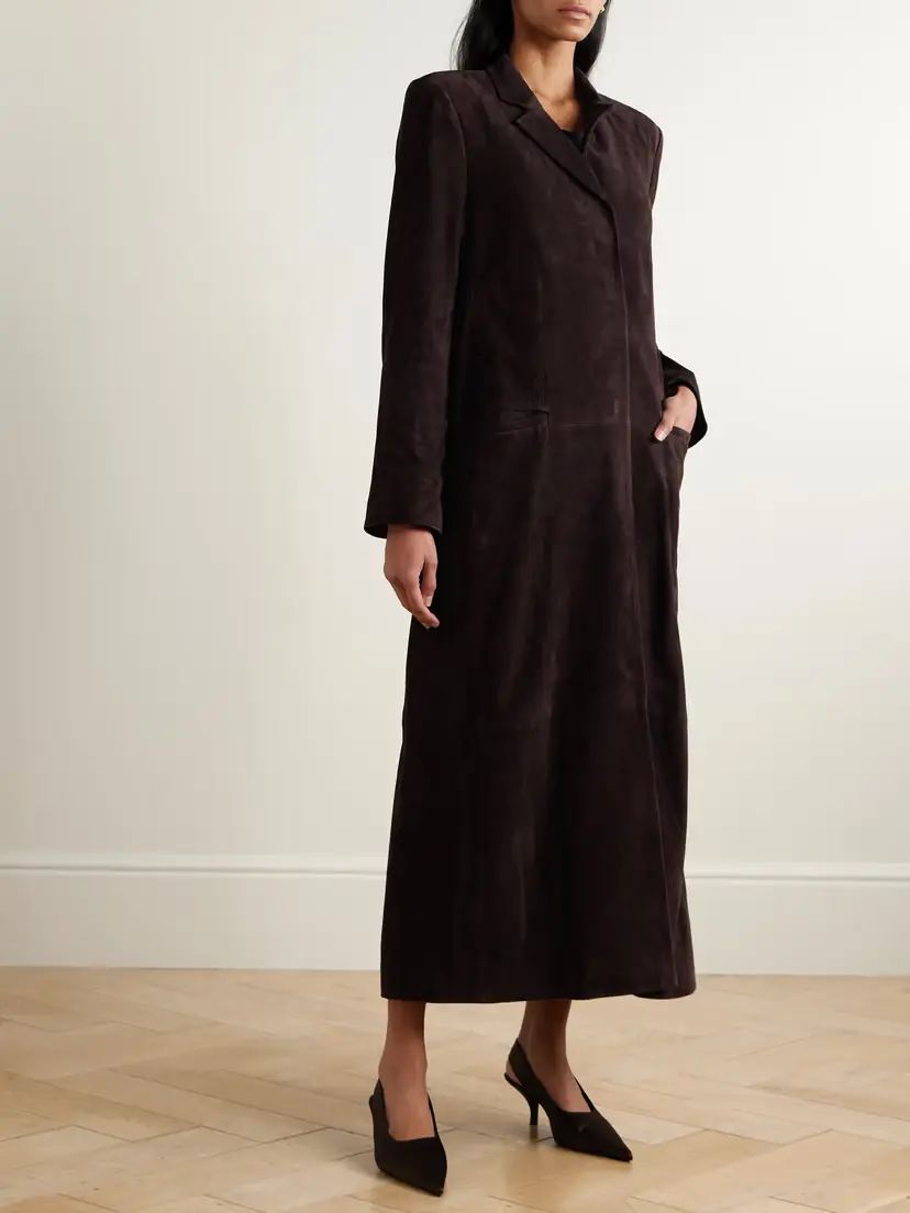 St. Agni Suede Coat | Thumbnail 3 St. Agni Suede Coat | Thumbnail 3
