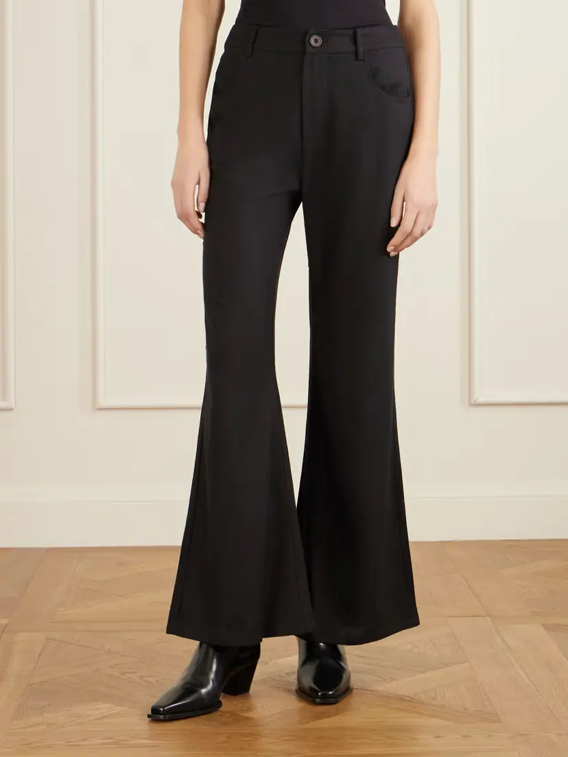 ALIX OF BOHEMIA Bunny Silk Flared Pants | Thumbnail 3 ALIX OF BOHEMIA Bunny Silk Flared Pants | Thumbnail 3