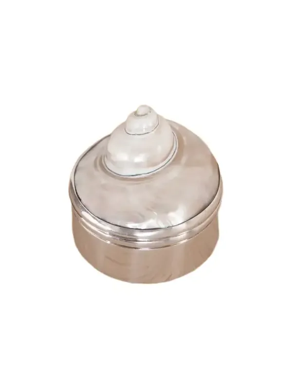 Shell Sterling Silver And Mother-of-pearl Jewelry Box