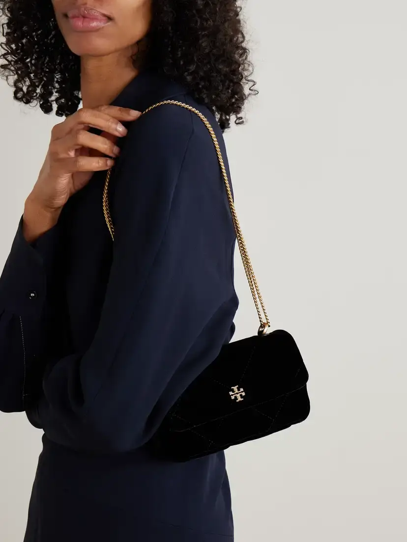 Tory Burch Kira Diamond Embellished Quilted Velvet Shoulder Bag | Thumbnail 2 Tory Burch Kira Diamond Embellished Quilted Velvet Shoulder Bag | Thumbnail 2