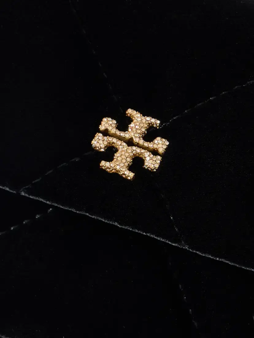 Tory Burch Kira Diamond Embellished Quilted Velvet Shoulder Bag | Thumbnail 4 Tory Burch Kira Diamond Embellished Quilted Velvet Shoulder Bag | Thumbnail 4