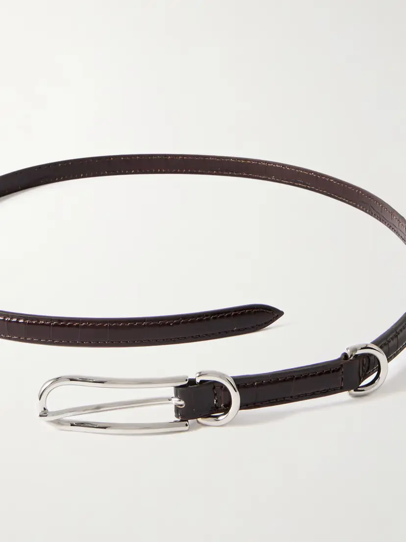 Liffner Three Keeper Croc-effect Leather Belt | Thumbnail 3 Liffner Three Keeper Croc-effect Leather Belt | Thumbnail 3