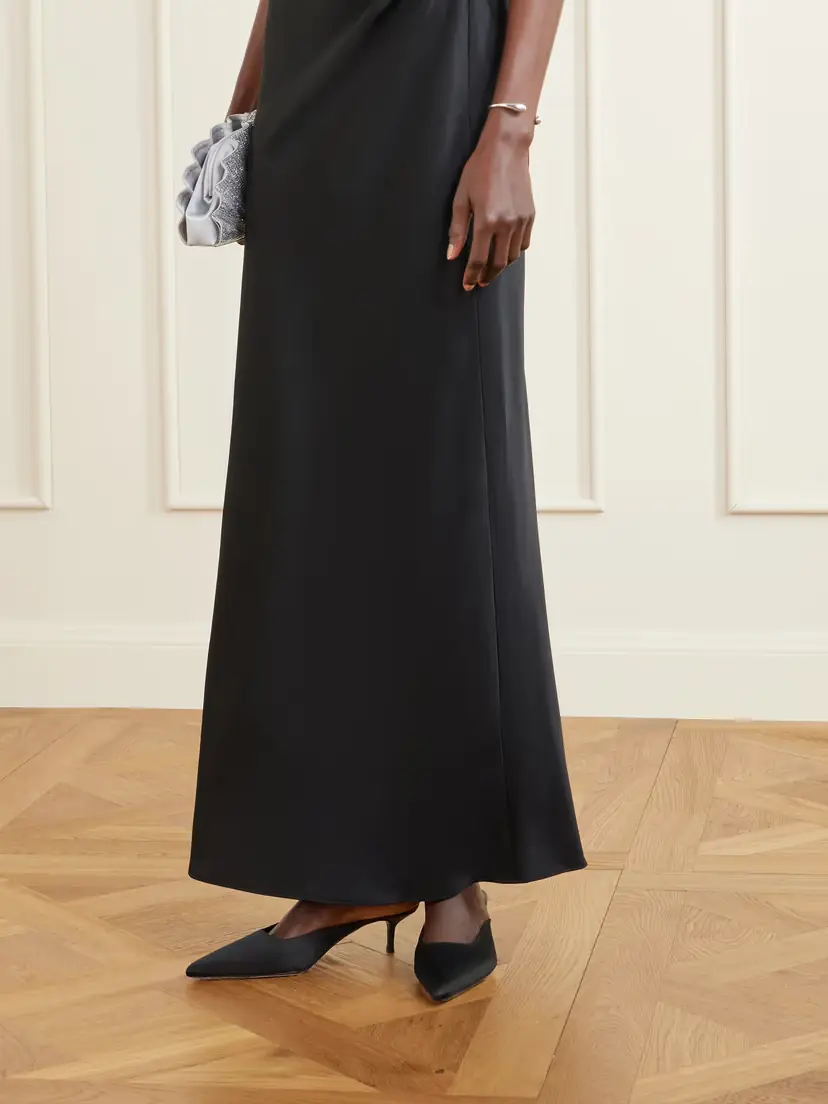 Staud Sebastian Satin Mules | Thumbnail 2 Staud Sebastian Satin Mules | Thumbnail 2