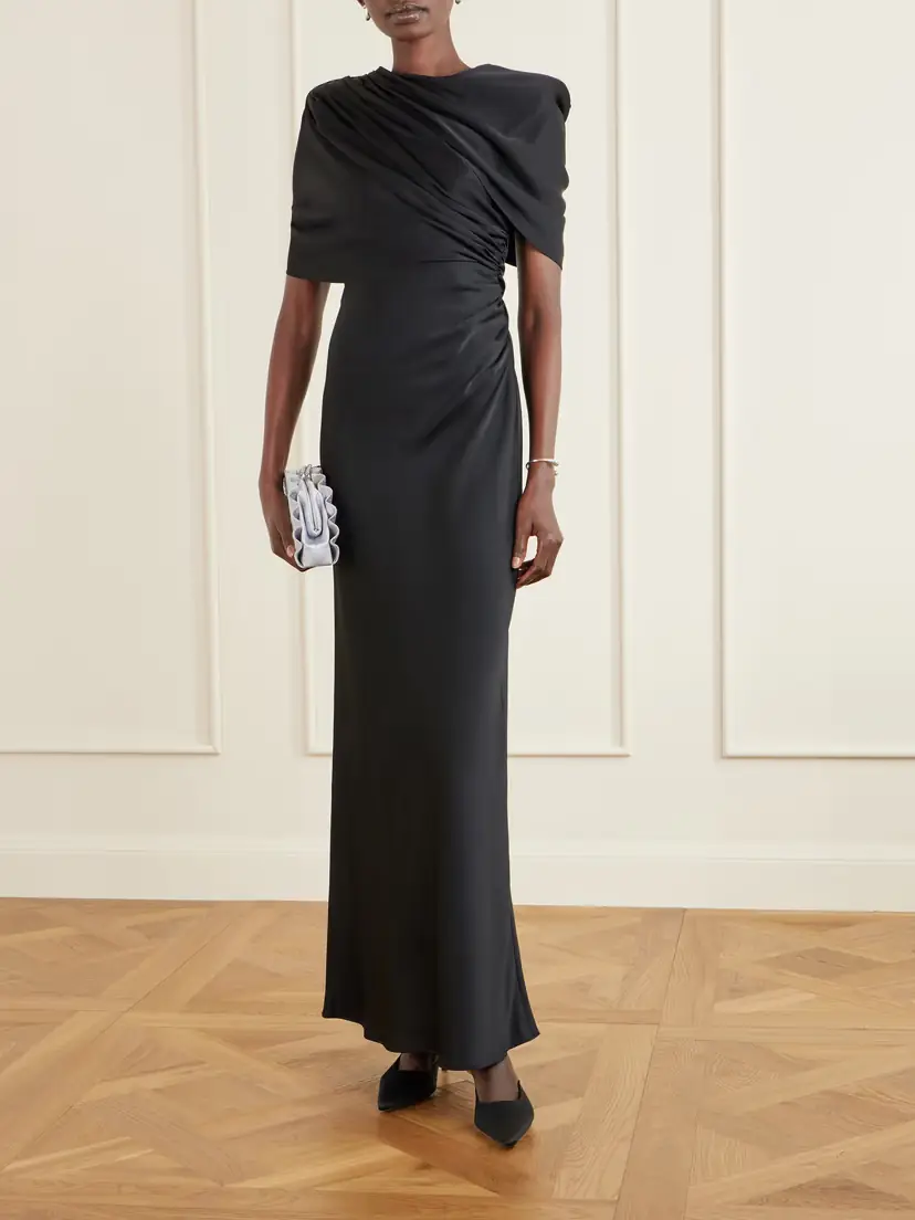 Staud Sebastian Satin Mules | Thumbnail 4 Staud Sebastian Satin Mules | Thumbnail 4