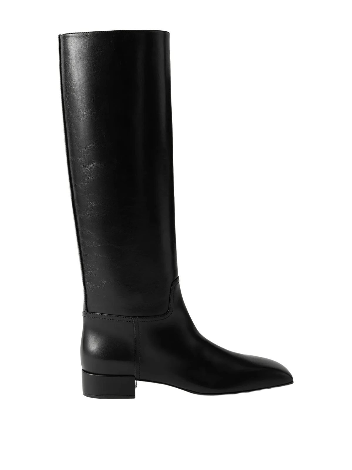 Classic Square Leather Knee Boots Classic Square Leather Knee Boots