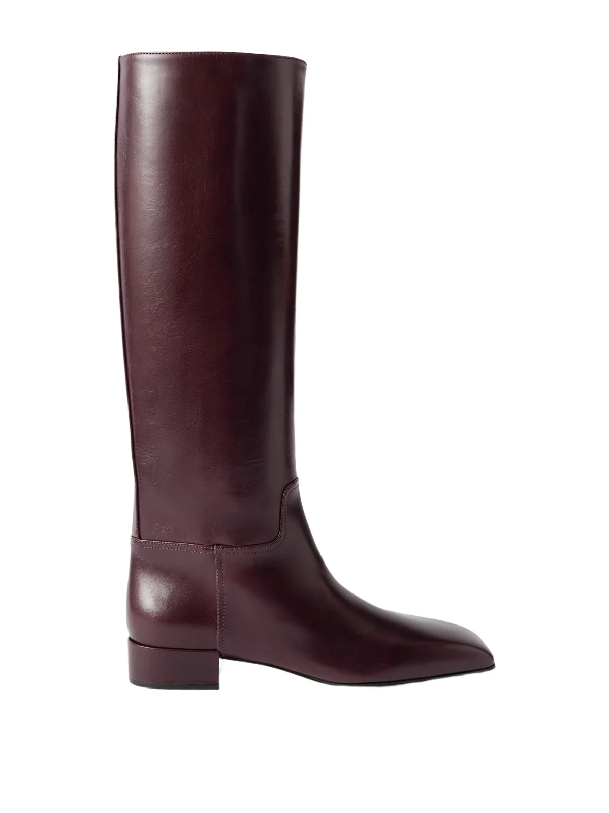 Classic Square Leather Knee Boots Classic Square Leather Knee Boots