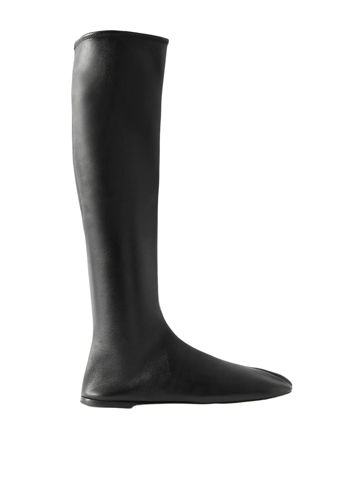 Tabi Split-toe Leather Knee Boots Tabi Split-toe Leather Knee Boots