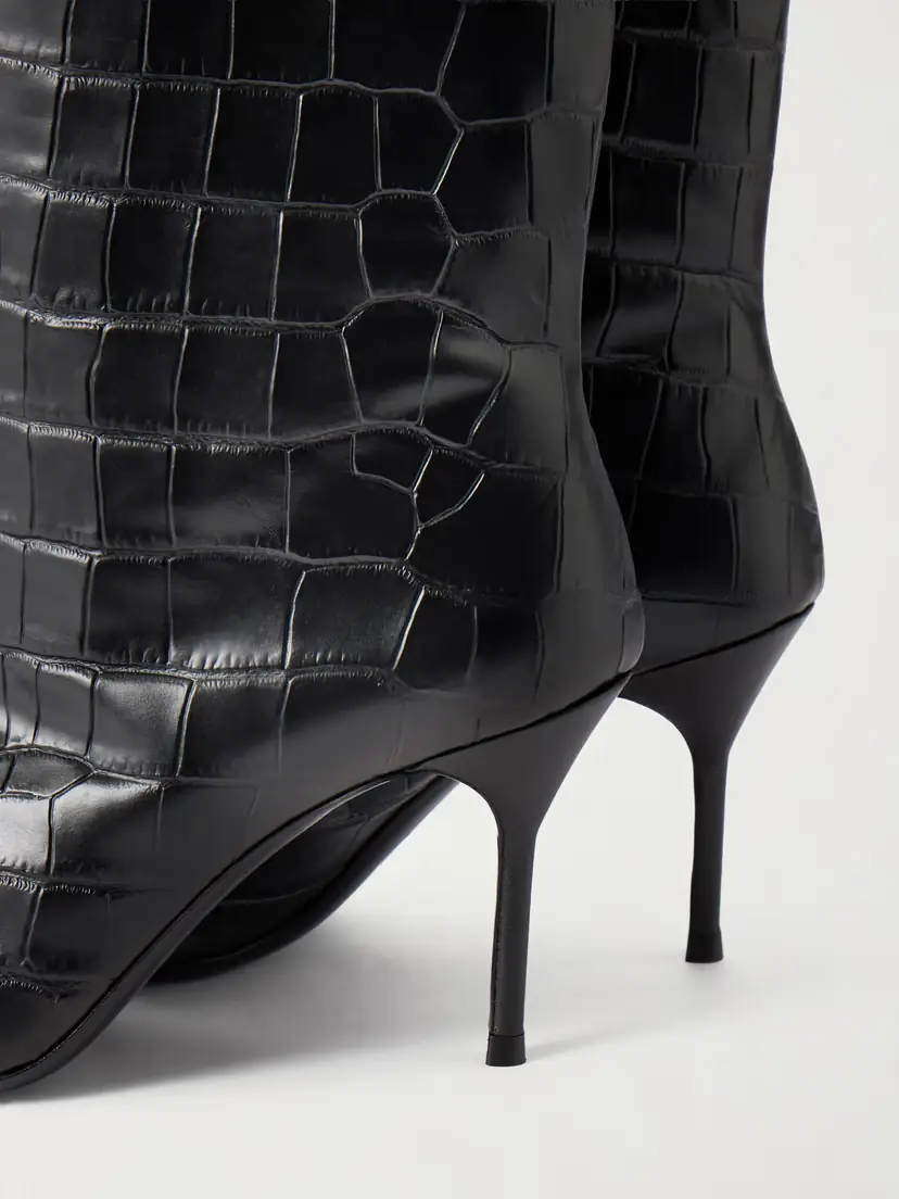 Staud Sebastian Croc-effect Leather Knee Boots | Thumbnail 5 Staud Sebastian Croc-effect Leather Knee Boots | Thumbnail 5