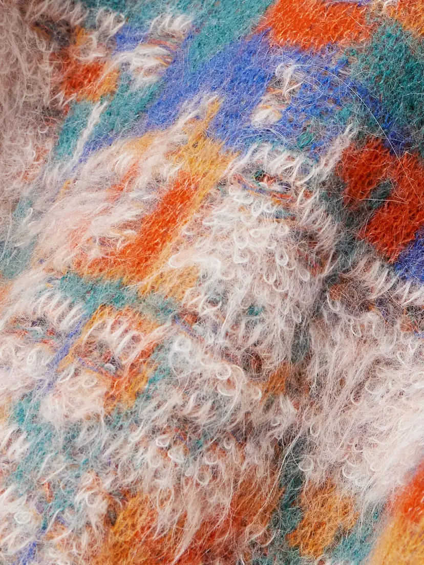 Mother Cropped Intarsia-knit Sweater | Thumbnail 4