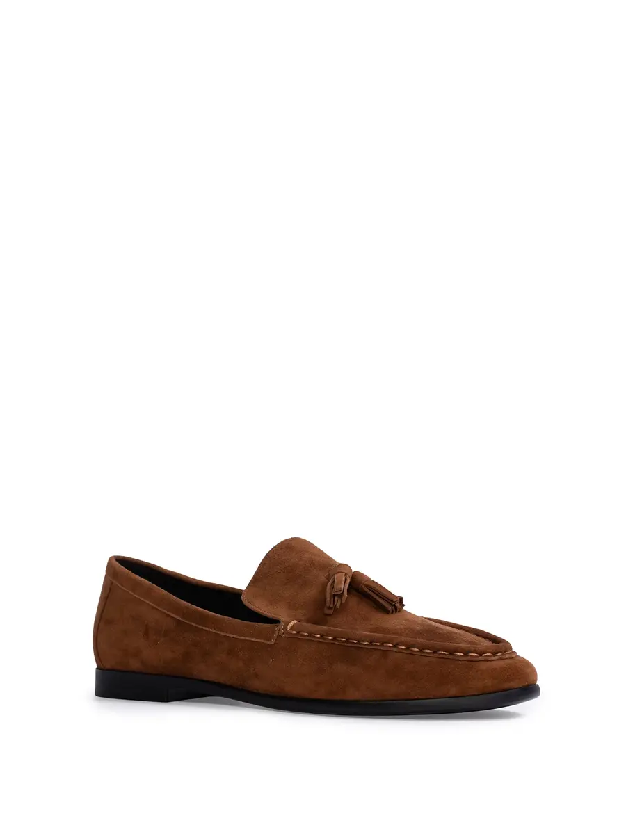 Black Suede Studio Finn Loafers | Thumbnail 3
