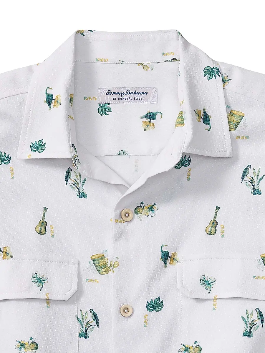 Tommy Bahama Men's Coastal Ease Petite Tropics Short-Sleeve Shirt | Thumbnail 2