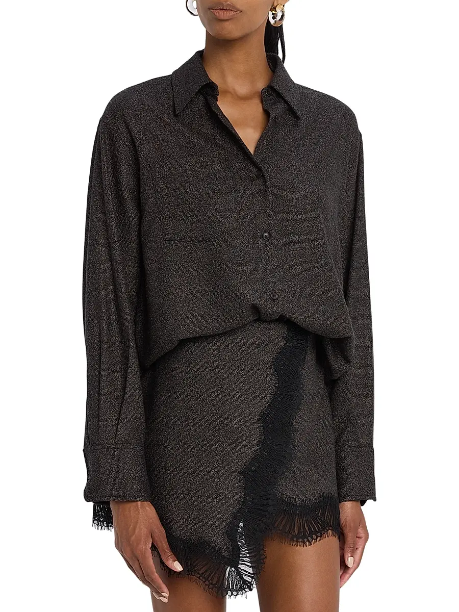 A.L.C. A. L.C. Women's Spence Button-Front Tunic | Thumbnail 3 A.L.C. A. L.C. Women's Spence Button-Front Tunic | Thumbnail 3