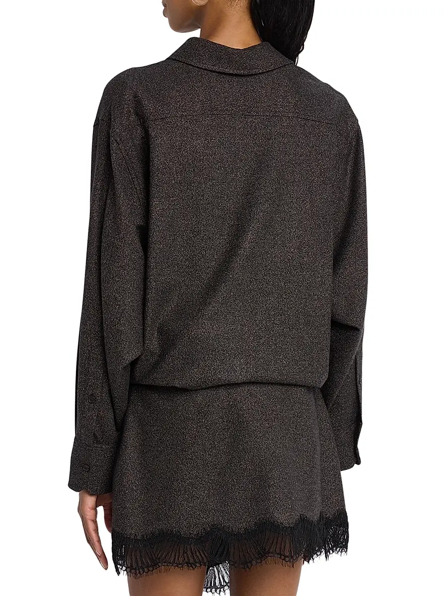 A.L.C. A. L.C. Women's Spence Button-Front Tunic | Thumbnail 4 A.L.C. A. L.C. Women's Spence Button-Front Tunic | Thumbnail 4