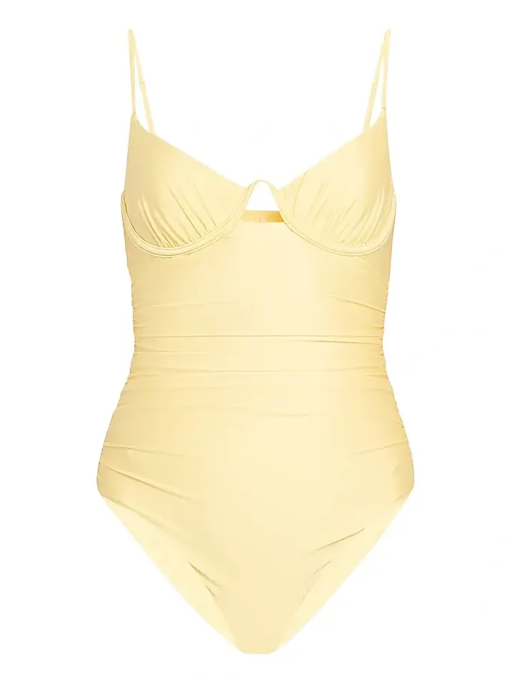 Women's Laine Ruched Underwire One-Piece Women's Laine Ruched Underwire One-Piece