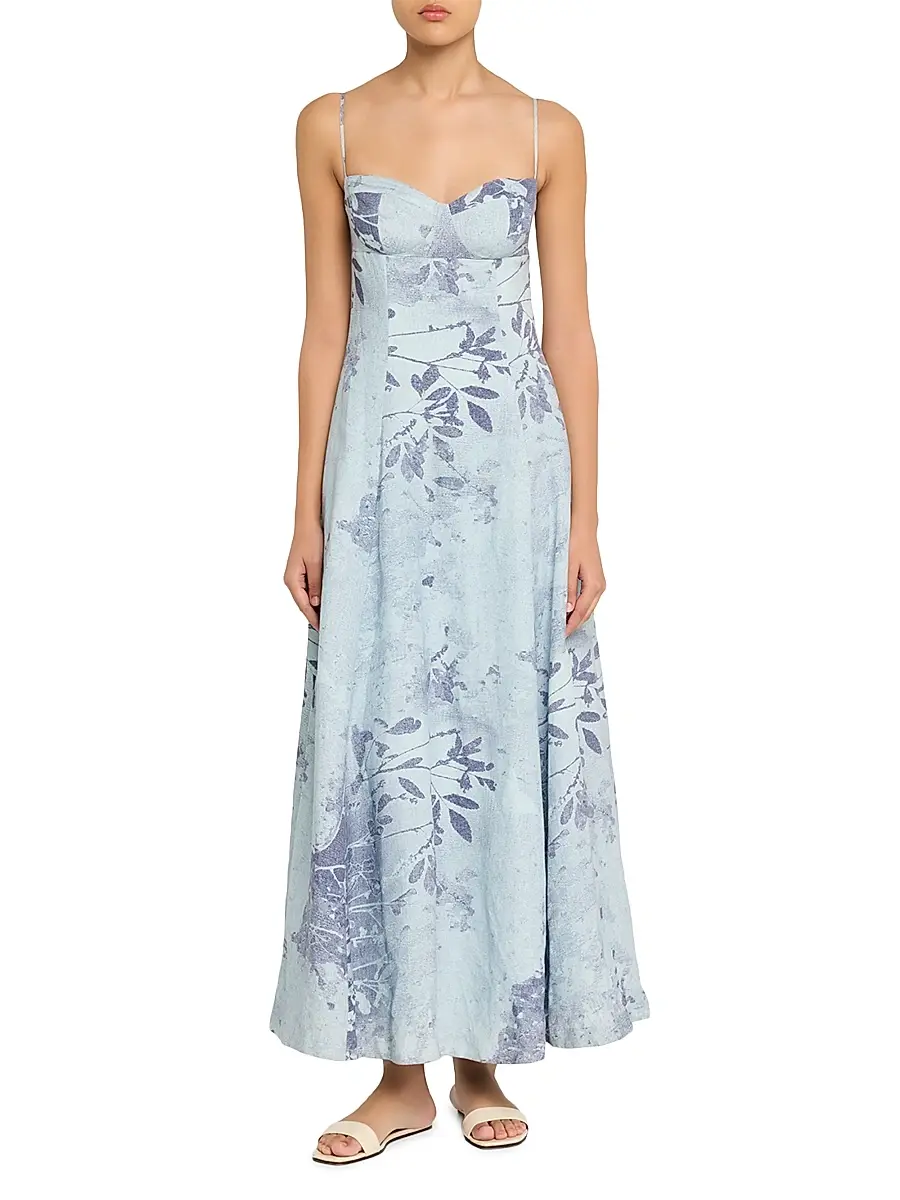 Simkhai Women's Rudie Floral Bustier Maxi Dress | Thumbnail 2