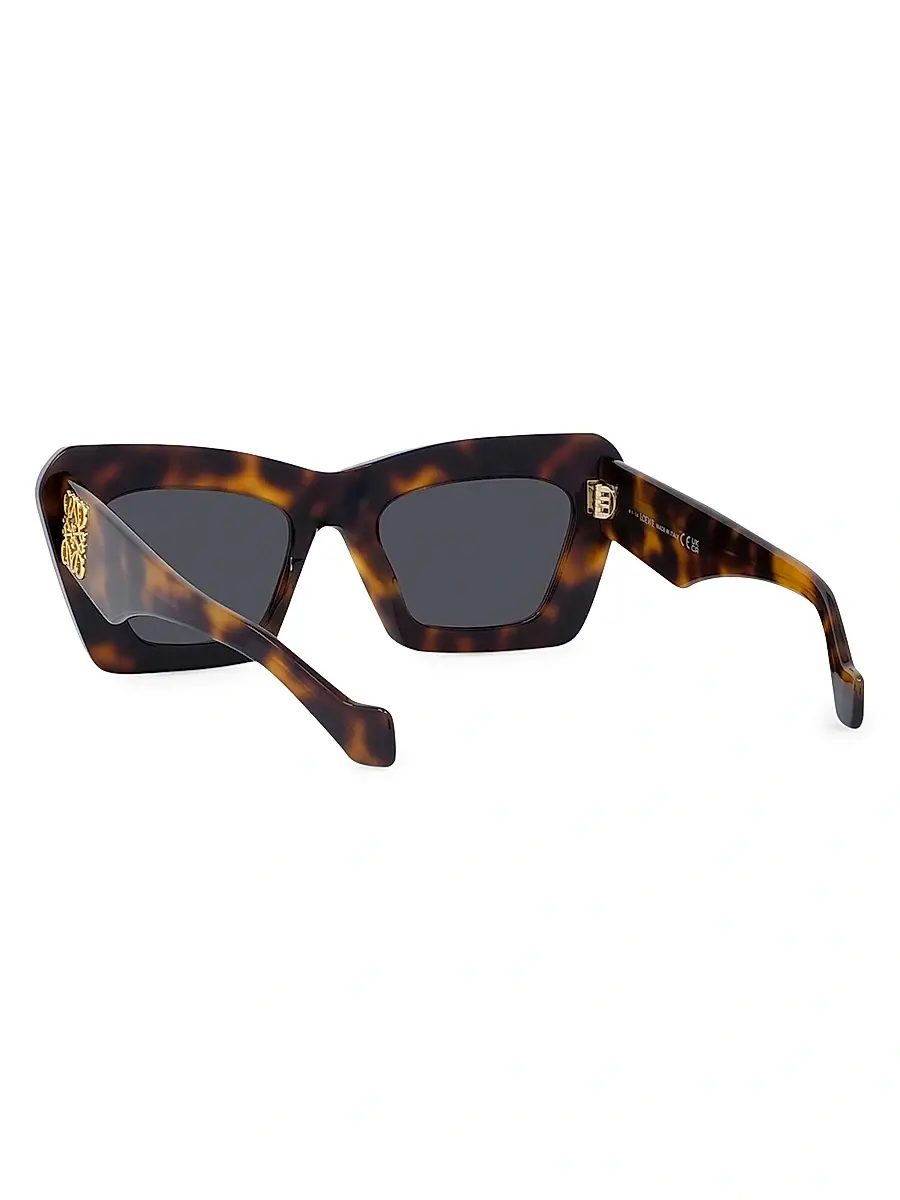 LOEWE Women's 62MM Anagram Cat-Eye Sunglasses - Brown Multi | Thumbnail 4 LOEWE Women's 62MM Anagram Cat-Eye Sunglasses - Brown Multi | Thumbnail 4