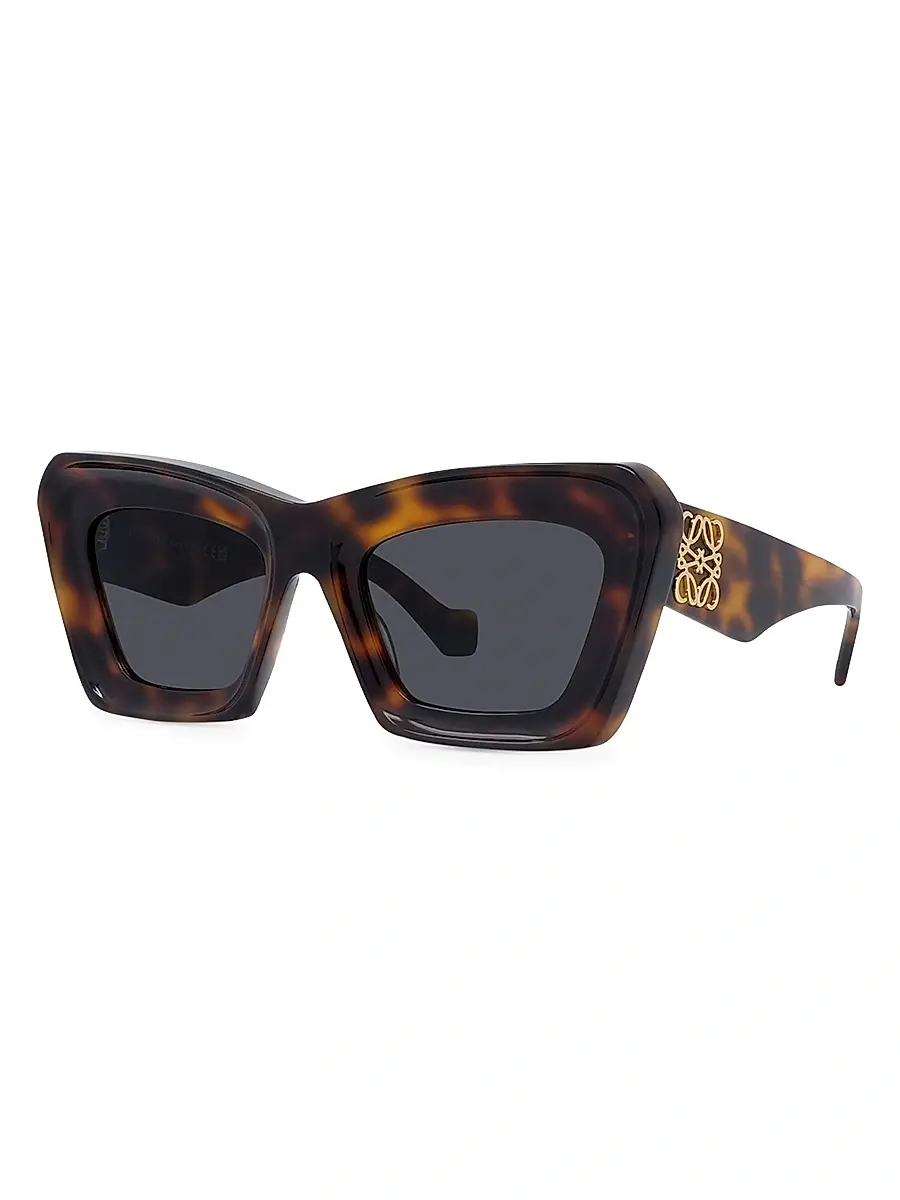 LOEWE Women's 62MM Anagram Cat-Eye Sunglasses - Brown Multi | Image 1 LOEWE Women's 62MM Anagram Cat-Eye Sunglasses - Brown Multi | Image 1