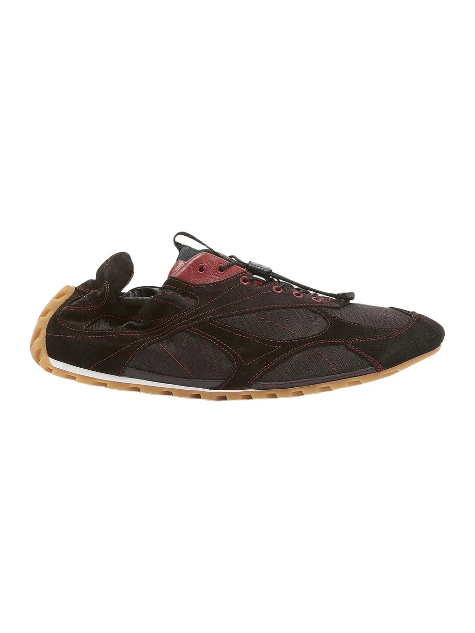Bottega Veneta Men's Orbit Flash Suede Sneakers