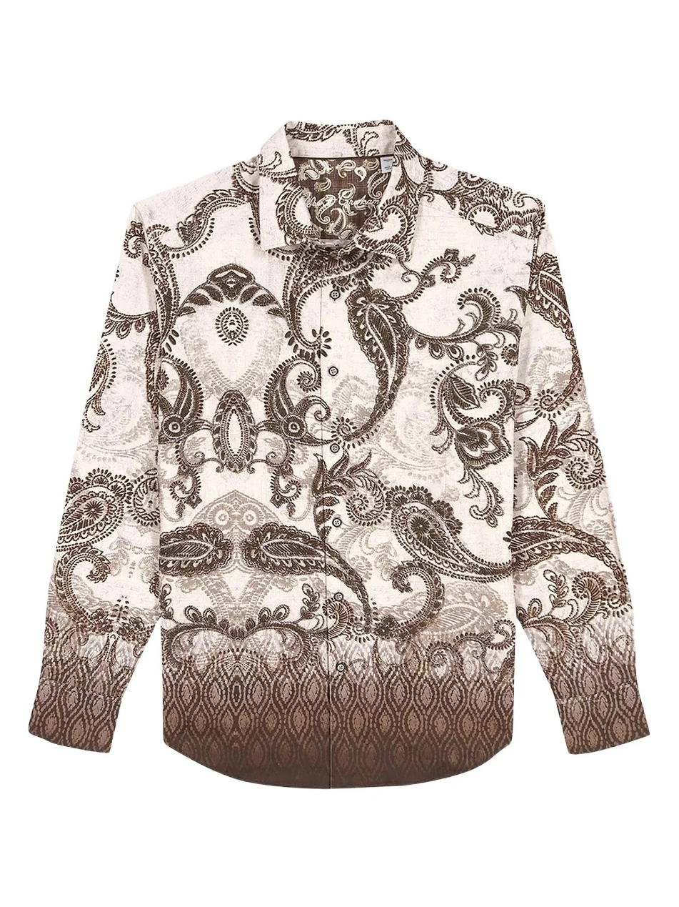 Robert Graham Men's Wallington Ombré Paisley Cotton Shirt
