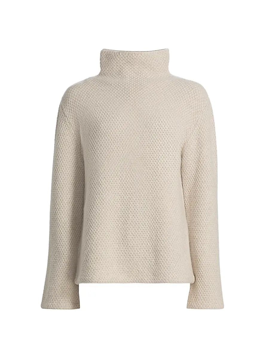 The Elder Statesman Women's Cashmere Knit Sweater - White | Image 1 The Elder Statesman Women's Cashmere Knit Sweater - White | Image 1