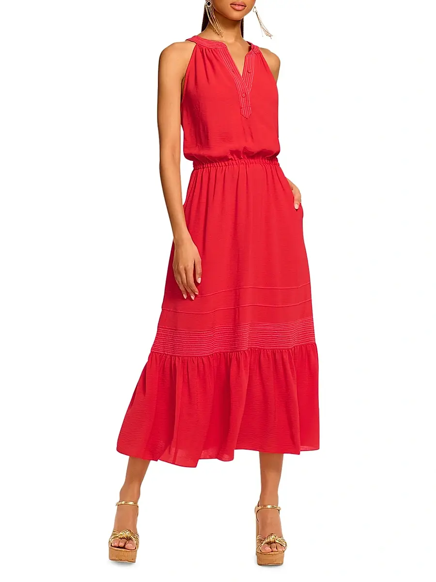 Ramy Brook Women's Carmen Sleeveless Midi Dress | Thumbnail 2 Ramy Brook Women's Carmen Sleeveless Midi Dress | Thumbnail 2
