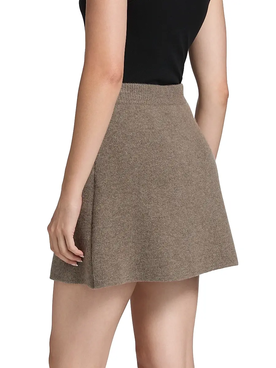 Lisa Yang Women's Clare Cashmere A-Line Miniskirt | Thumbnail 5 Lisa Yang Women's Clare Cashmere A-Line Miniskirt | Thumbnail 5